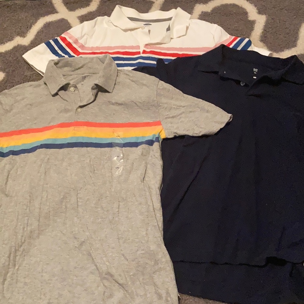 Set of boy XL Polos